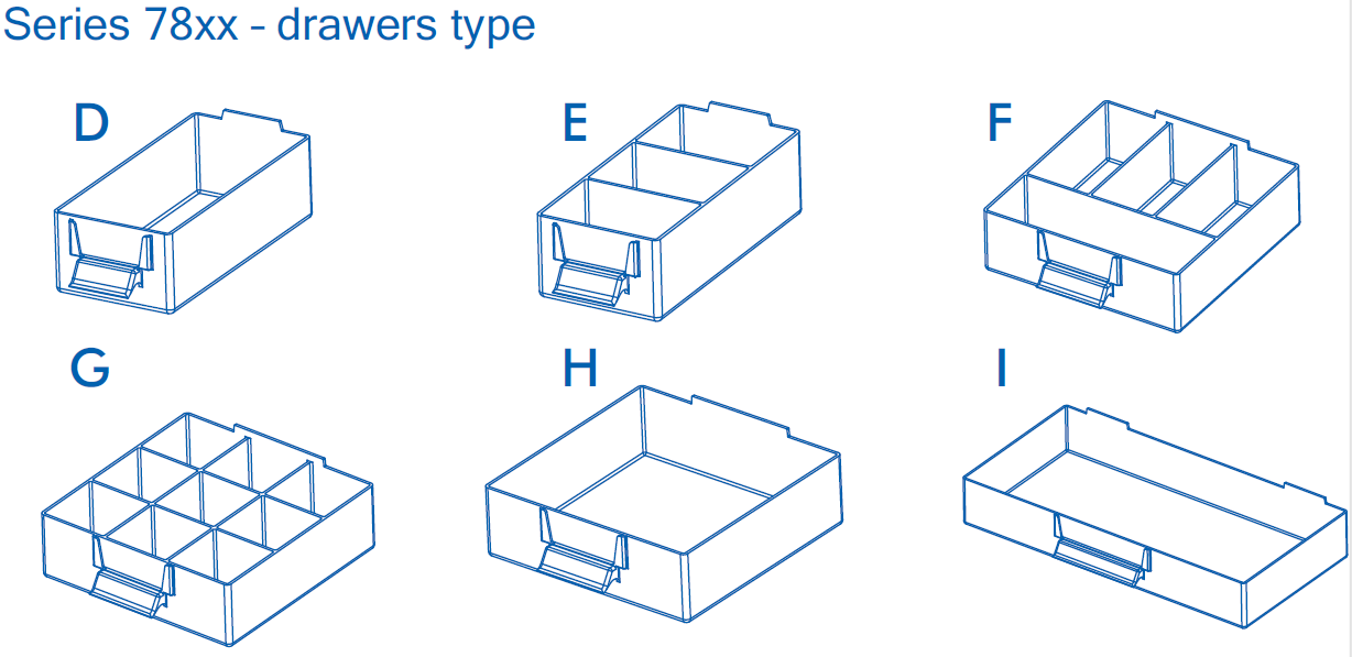 Box na nářadí 78xx – 12xD, 12xE Mars  7810