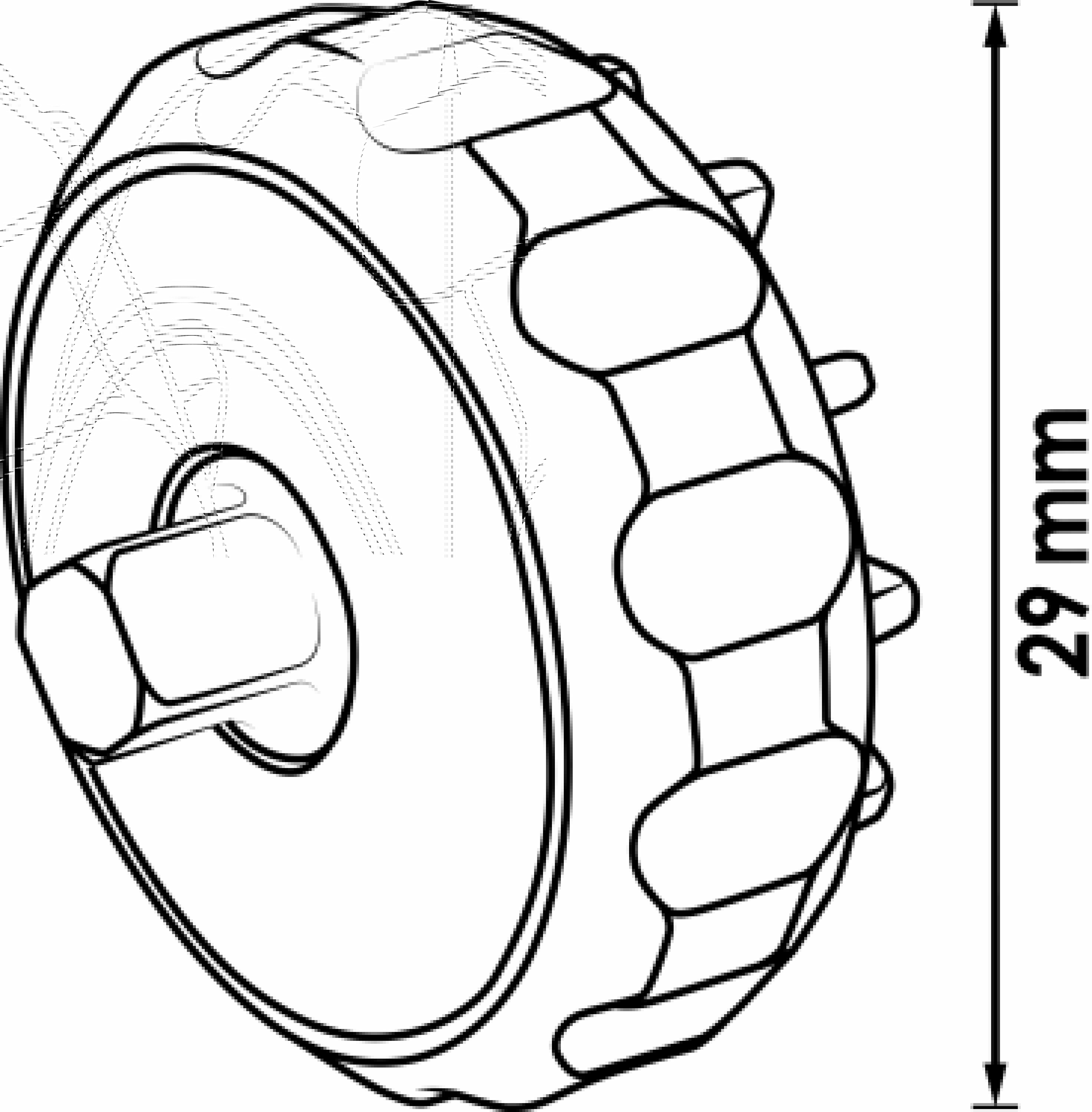 Prstová ráčna 1/4" - VIGOR V2941