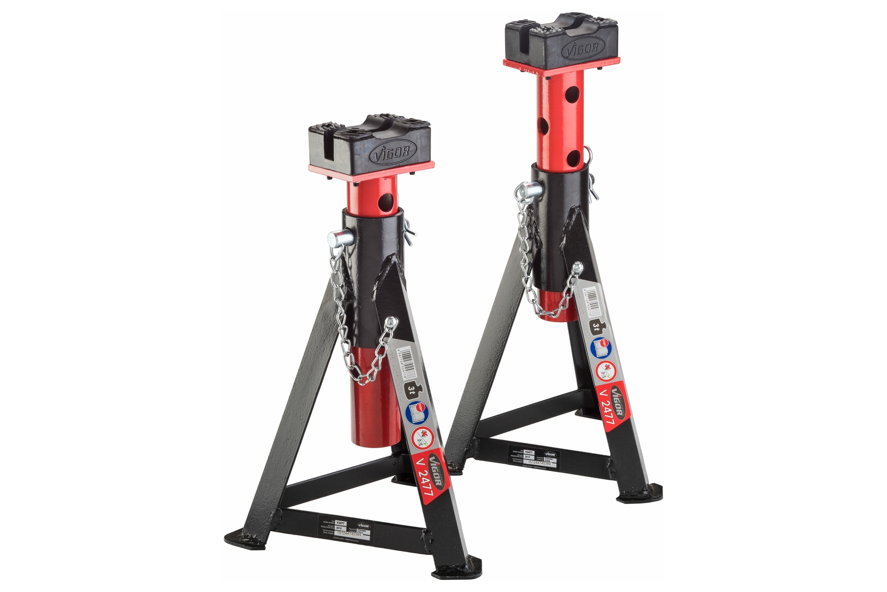 Podpěrné kozlíky 3 t (pár), VIGOR V2477