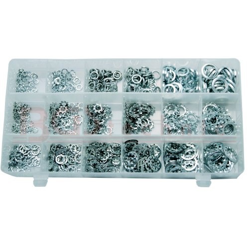 BGS technic Podložky pružné – pérovky, vějířovky, 720 kusů BGS-8113