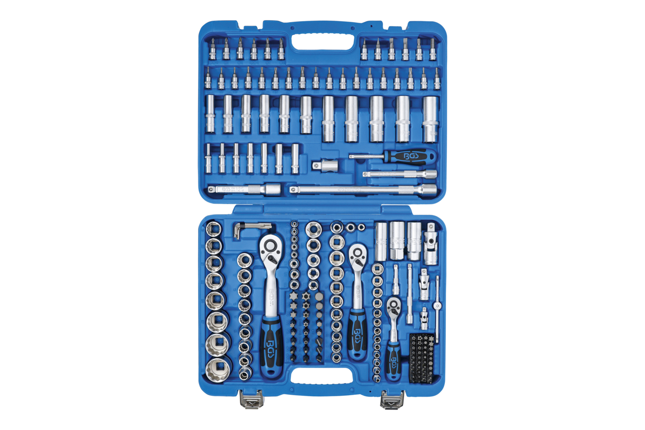 BGS technic Gola sada 1/4", 3/8", 1/2", 192 dílů, dvanáctihran - BGS 2286