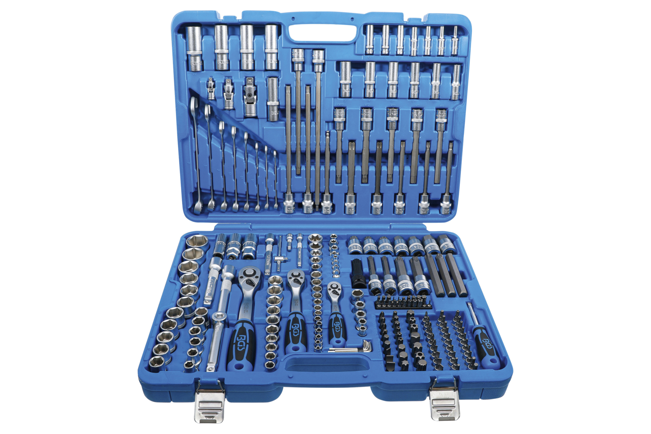 BGS technic Gola sada 1/4", 3/8", 1/2", 213 dílů - BGS 2259
