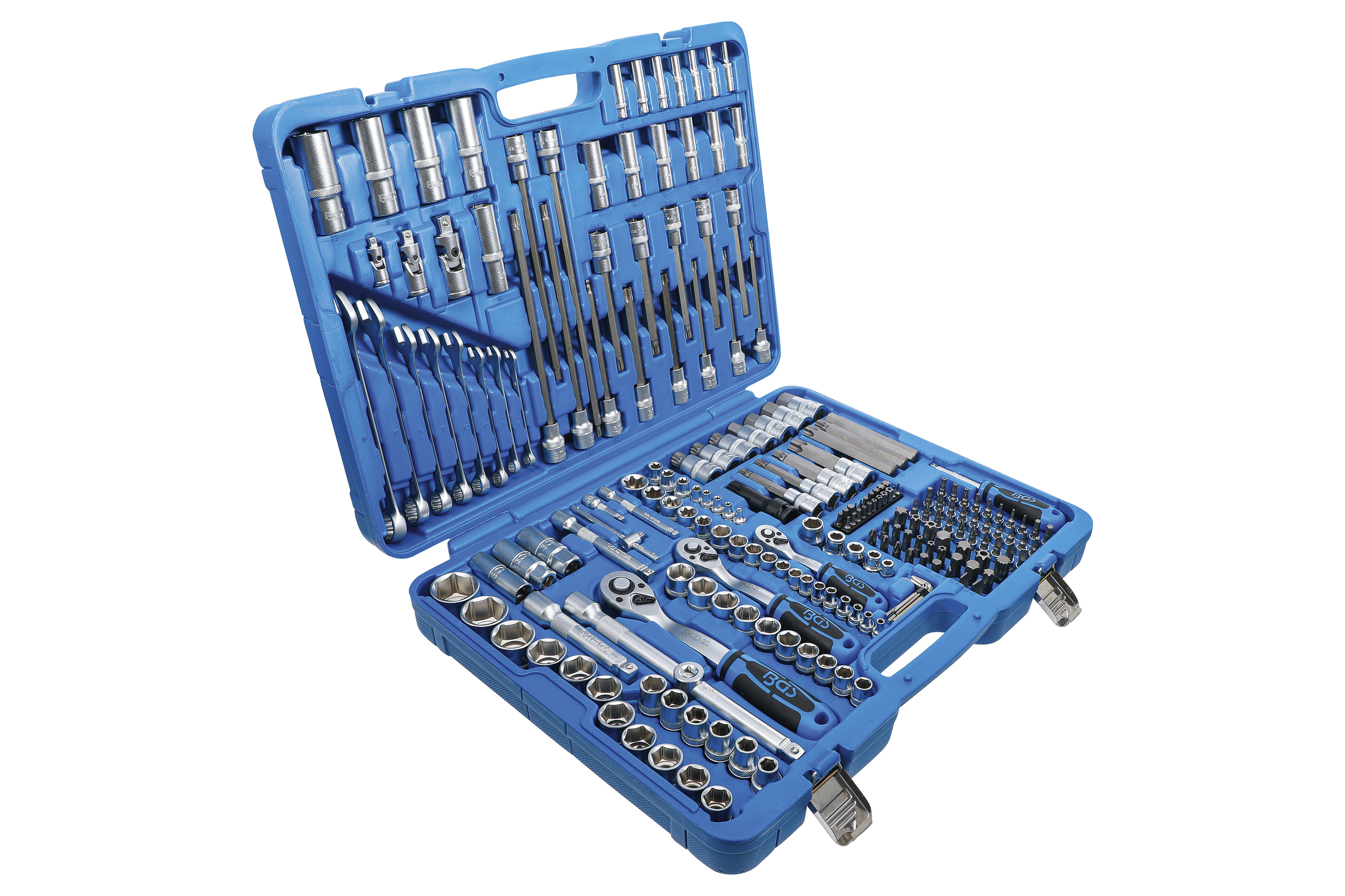 Gola sada 1/4", 3/8", 1/2", 213 dílů - BGS 2259
