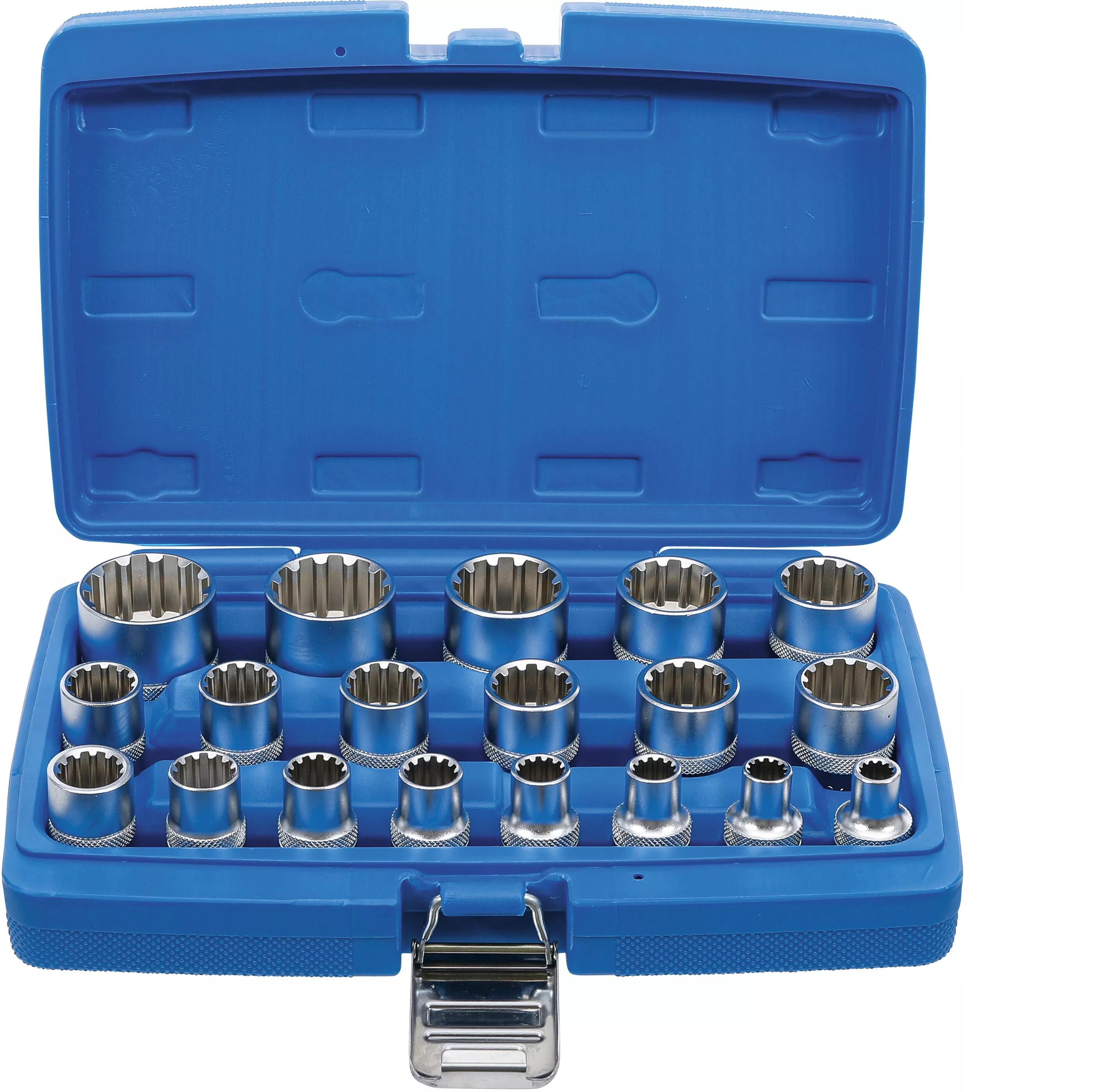 BGS technic Hlavice multiprofilové 1/2”, velikosti 8-32 mm, sada 19 ks, univerzální - BGS 2152 (obrázek 8)