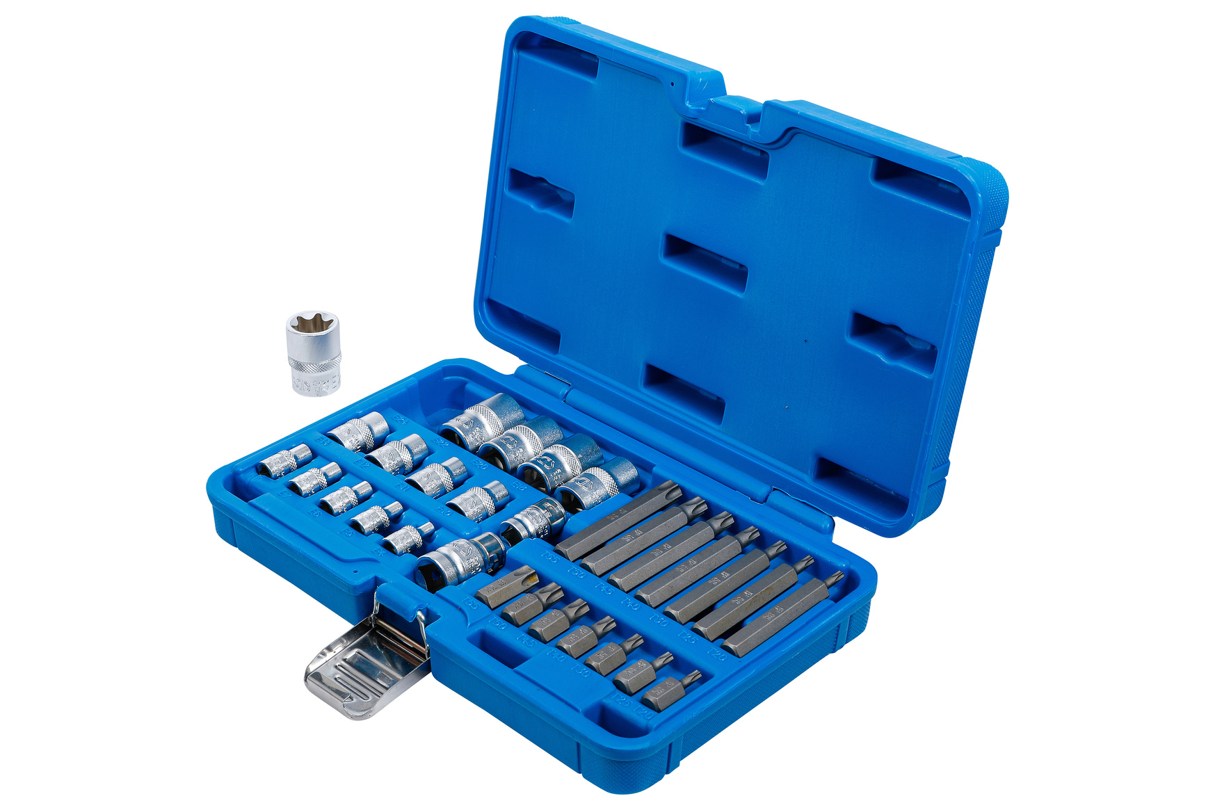 BGS technic Bity TORX vel. T20-T75 a externí E-TORX vel. E4-E24, 30dílná sada - BGS 5025 (obrázek 4)