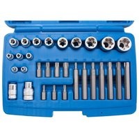 BGS technic Bity TORX vel. T20-T75 a externí E-TORX vel. E4-E24, 30dílná sada - BGS 5025 (obrázek 5)