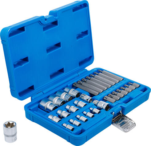 BGS technic Bity TORX vel. T20-T75 a externí E-TORX vel. E4-E24, 30dílná sada - BGS 5025 (obrázek 6)