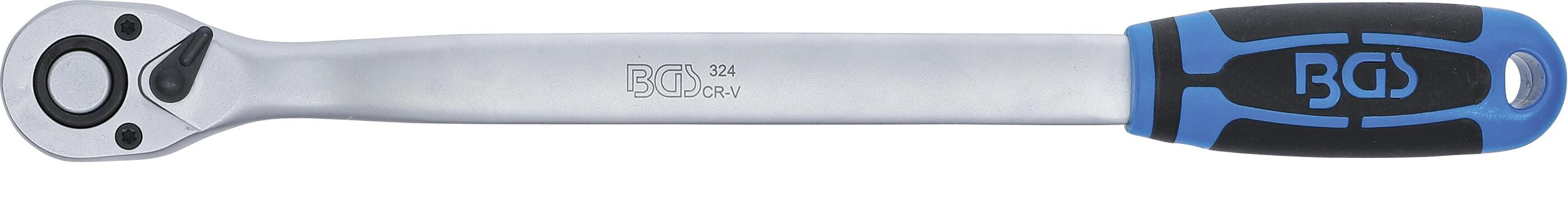 BGS technic Ráčna prodloužená vyhnutá 1/2" přepínací s aretací - BGS 324 (obrázek 8)