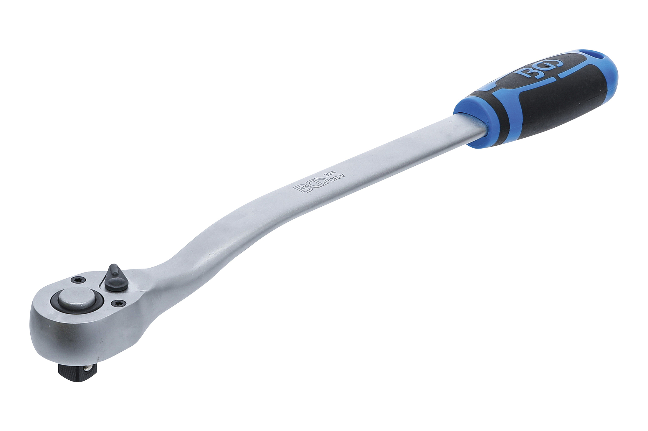 BGS technic Ráčna prodloužená vyhnutá 1/2" přepínací s aretací - BGS 324