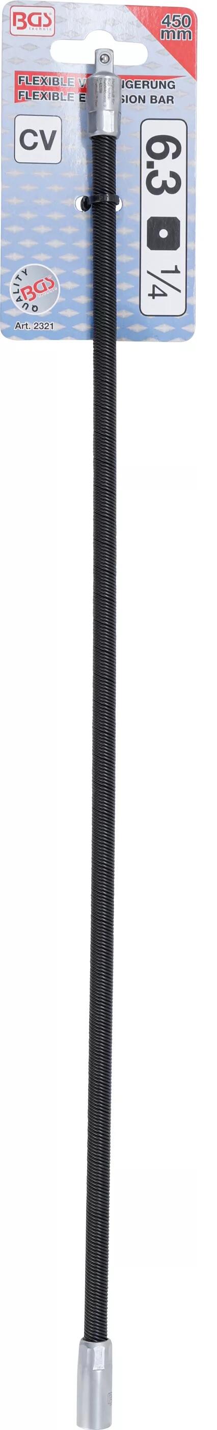 Prodloužení flexibilní 1/4" 450 mm - BGS 2321