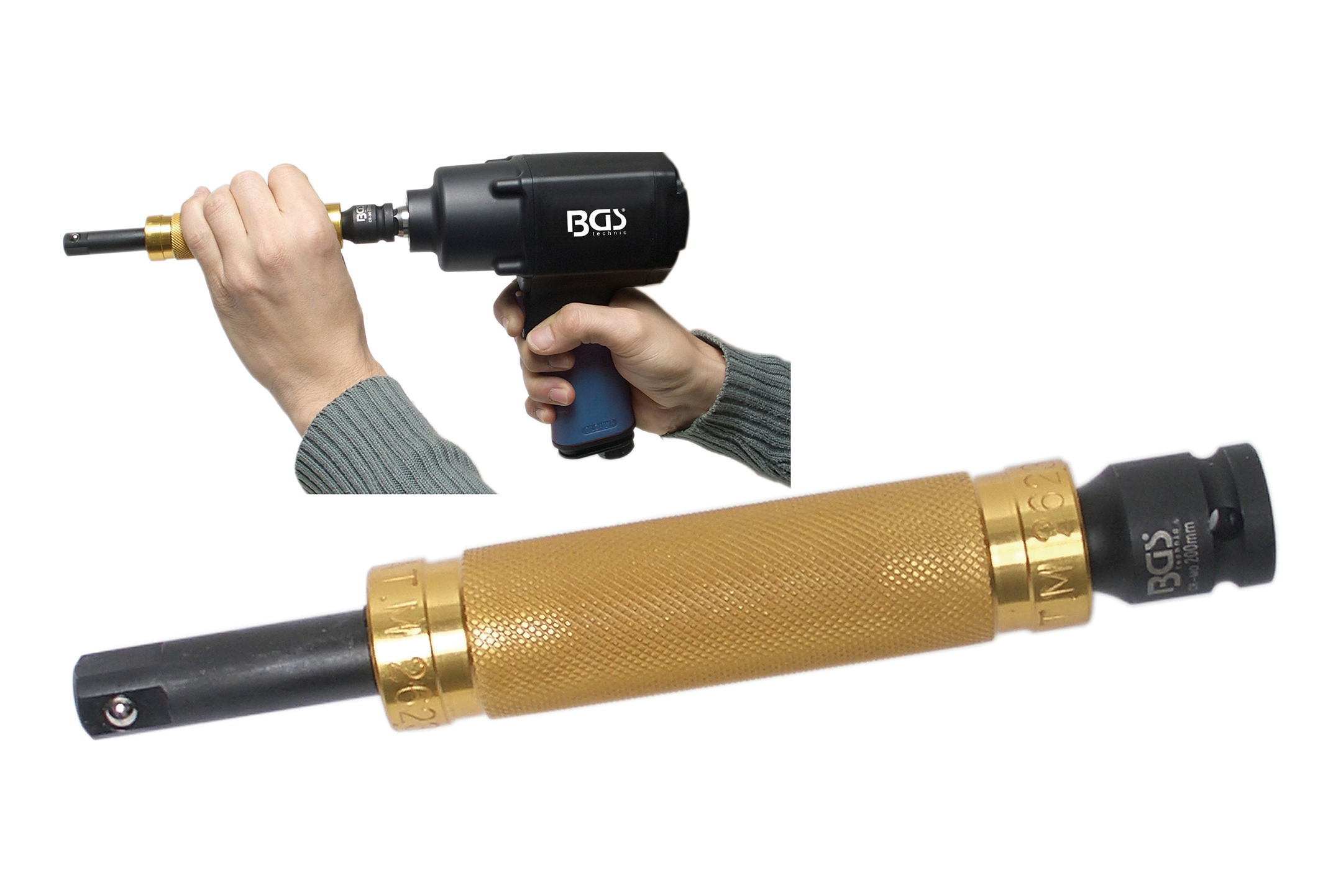 BGS technic Prodloužení s valivou rukojetí 1/2" - BGS 191