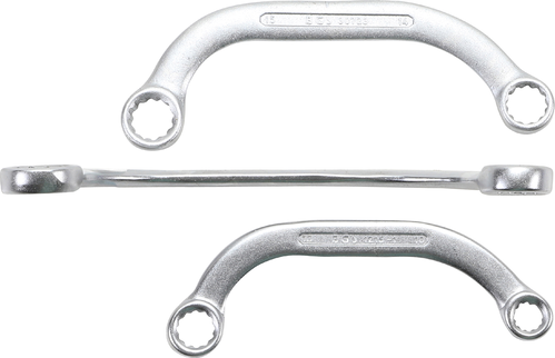 Klíče očkové, „C“ profil, vel. 10-19 mm, sada 3 ks v obalu – BGS 1215