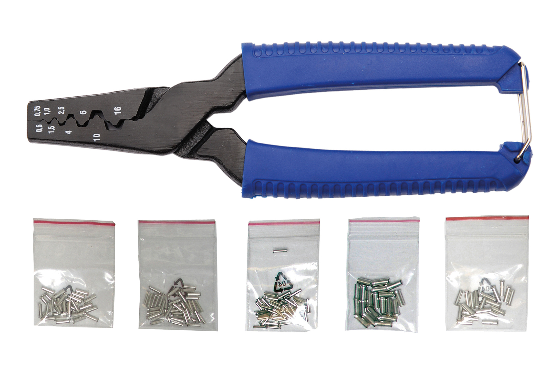 Kliešte konektorové, krimpovacie (lisovacie) s konektormi (dutinkami) - BGS 1430