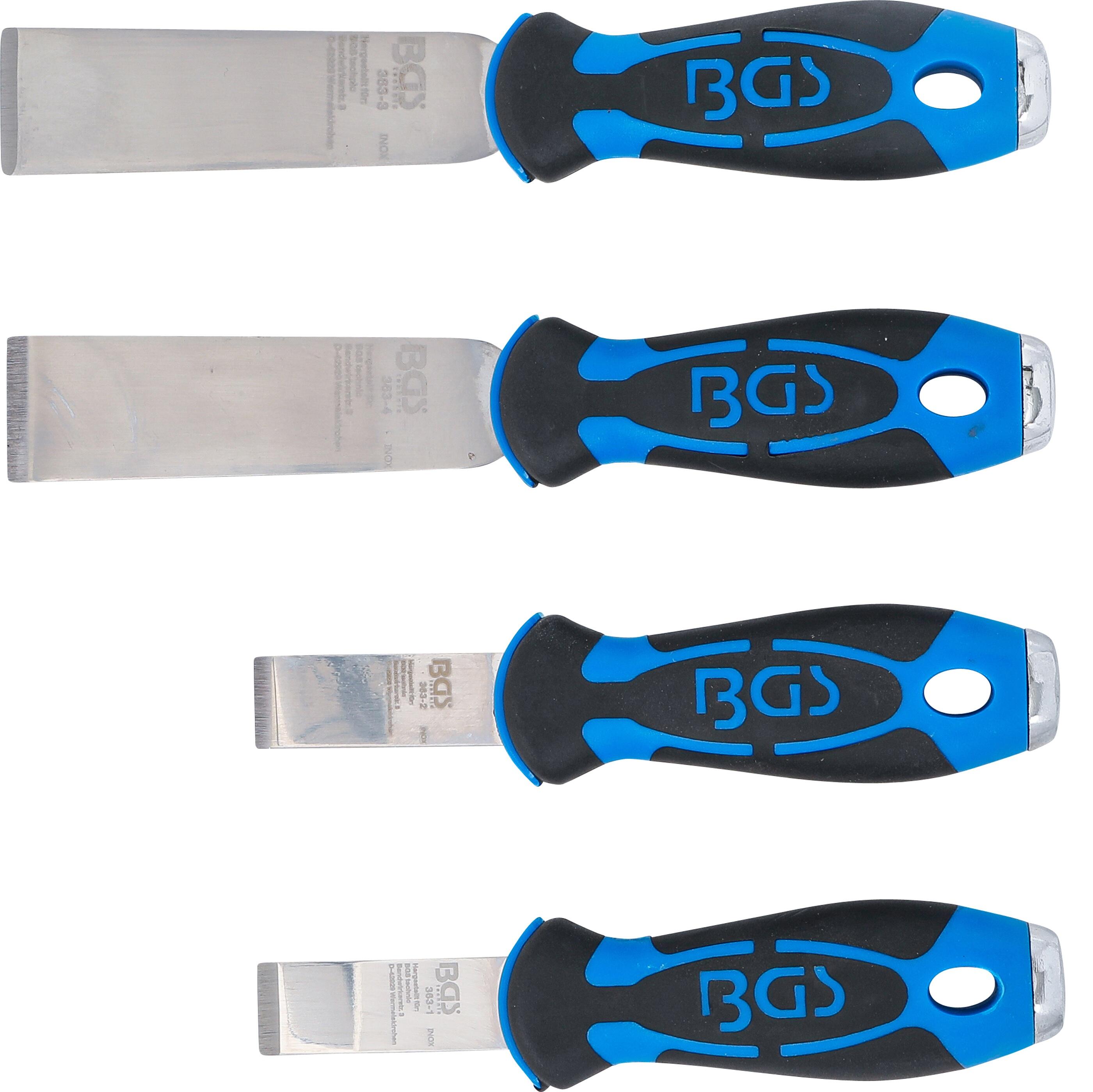 BGS technic Šábry, škrabky univerzální, kovové 4ks - BGS 363 (obrázek 3)