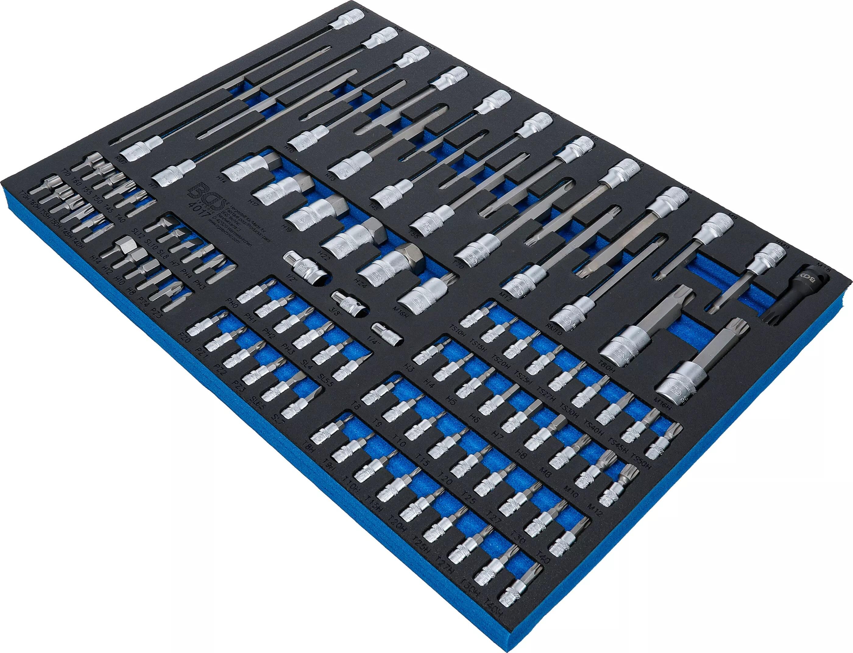 Modul - hlavice TORX, imbus, XZN, RIBE 101ks - BGS