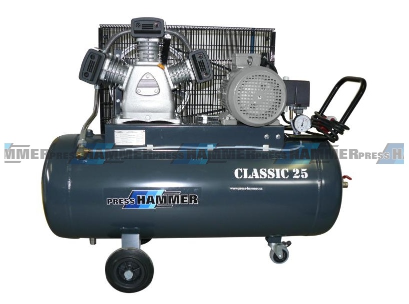Pístový kompresor 270l 3kw- PRESS-HAMMER Classic 25/270