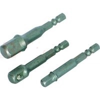 BGS technic Adaptéry pro elektrické nářadí 1/4″, 3/8″, 1/2″, 3ks – BGS 8204