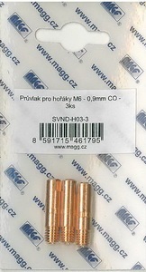MAGG Průvlak pro hořáky M6 - 1,0mm CO - 3ks