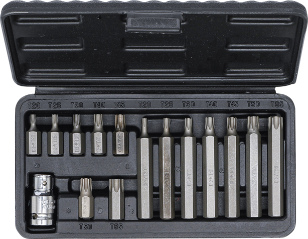 BGS technic Sada bitů pro T-profil 1/2", 15 dílů - BGS 5040 (obrázek 4)