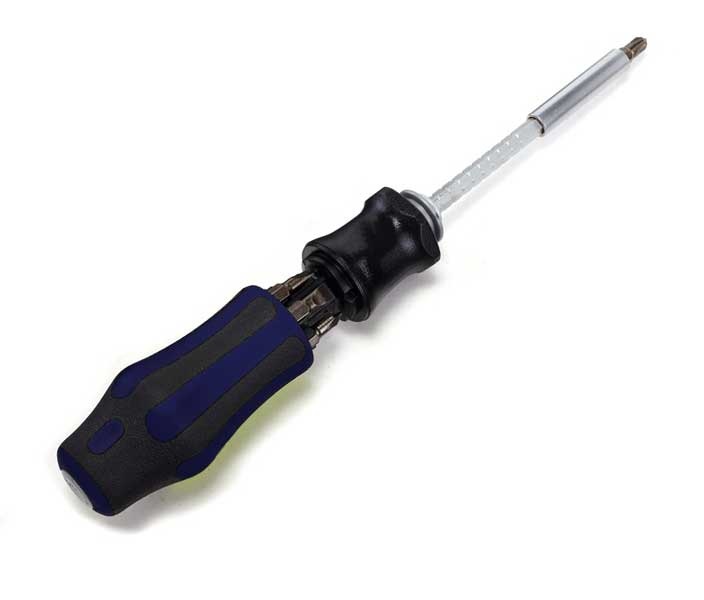 Univerzální šroubovák multifunkční 8v1, 1 nástavec, 7 bitů - MAGG