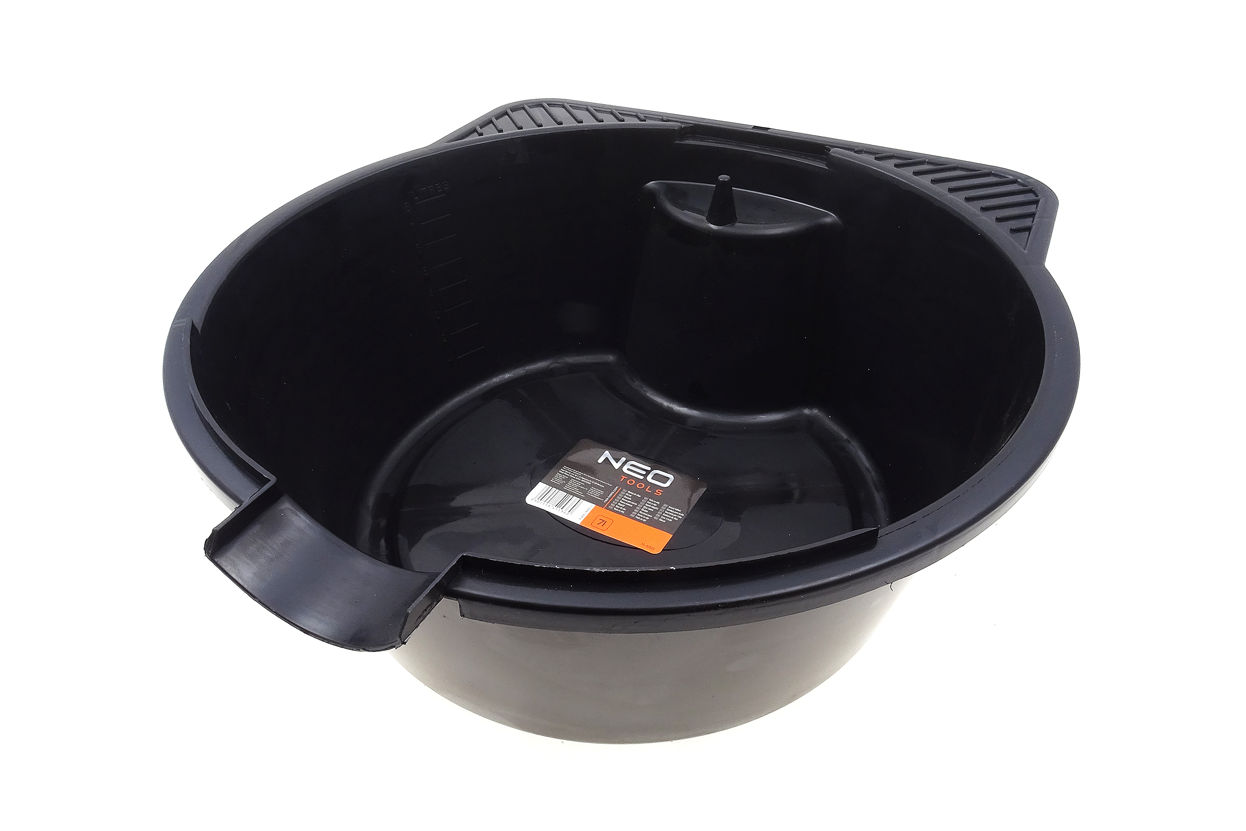 Záchytná vana na olej a provozní kapaliny 7 l, plastová, odkapávač na filtr - NEO tools