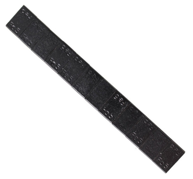 Ferdus Samolepící závaží 12x5g, ocelové, černý lak - 1 kus Počet kusů: 1