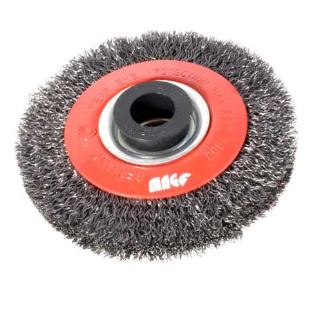 Kartáč okružní 100, vlnitý drát S 0,30, otvor 20mm - MAGG BL97016