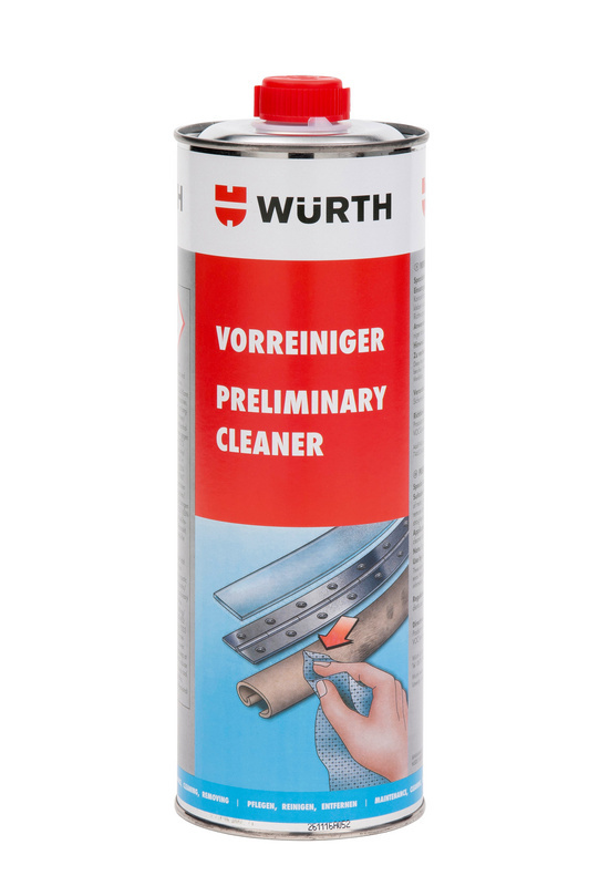 Čistič povrchů před lepením autoskel 1l - Wurth