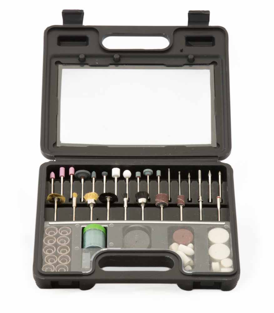 Dvoukotoučová mini bruska s přídavnou přímou bruskou - TUSON 130022