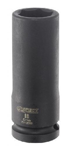 Hlavice prodloužená 6-hranná průmyslová Tona Expert 1/2" 22mm E113611T Velikost: 17 mm