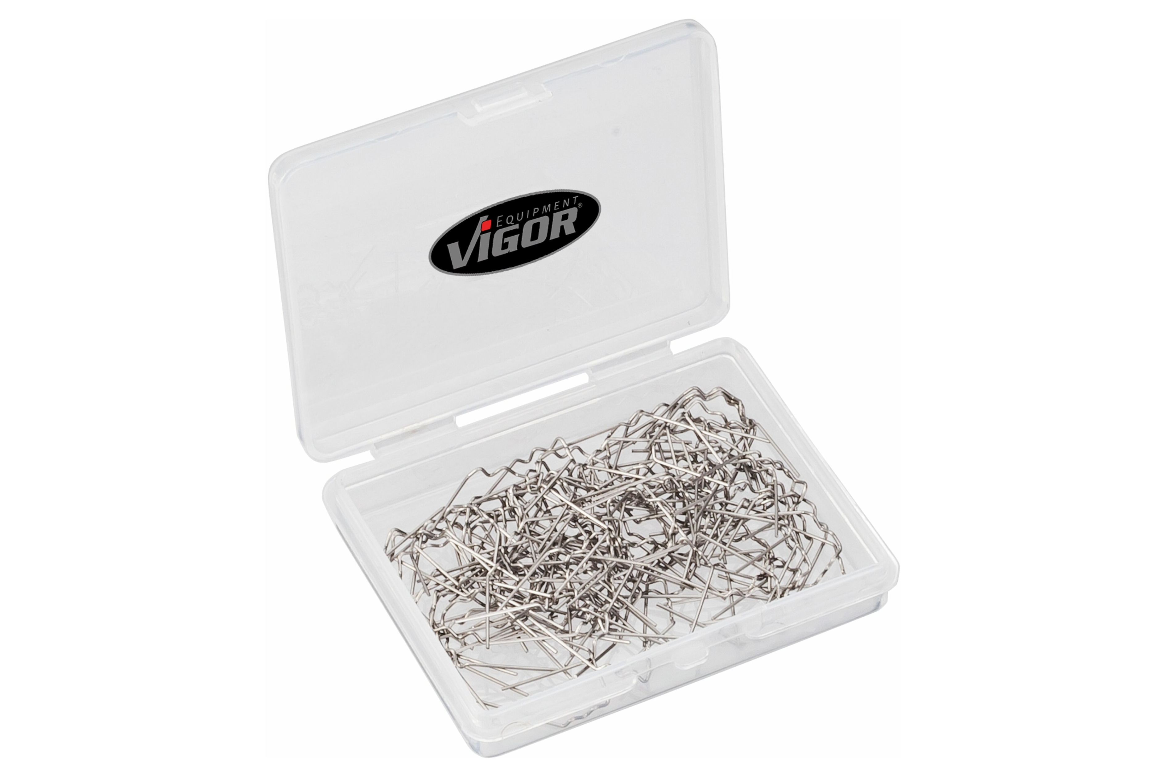 Sponky na sváření plastů, tvar V, průměr 0,6 mm, sada 100 ks - VIGOR V3671