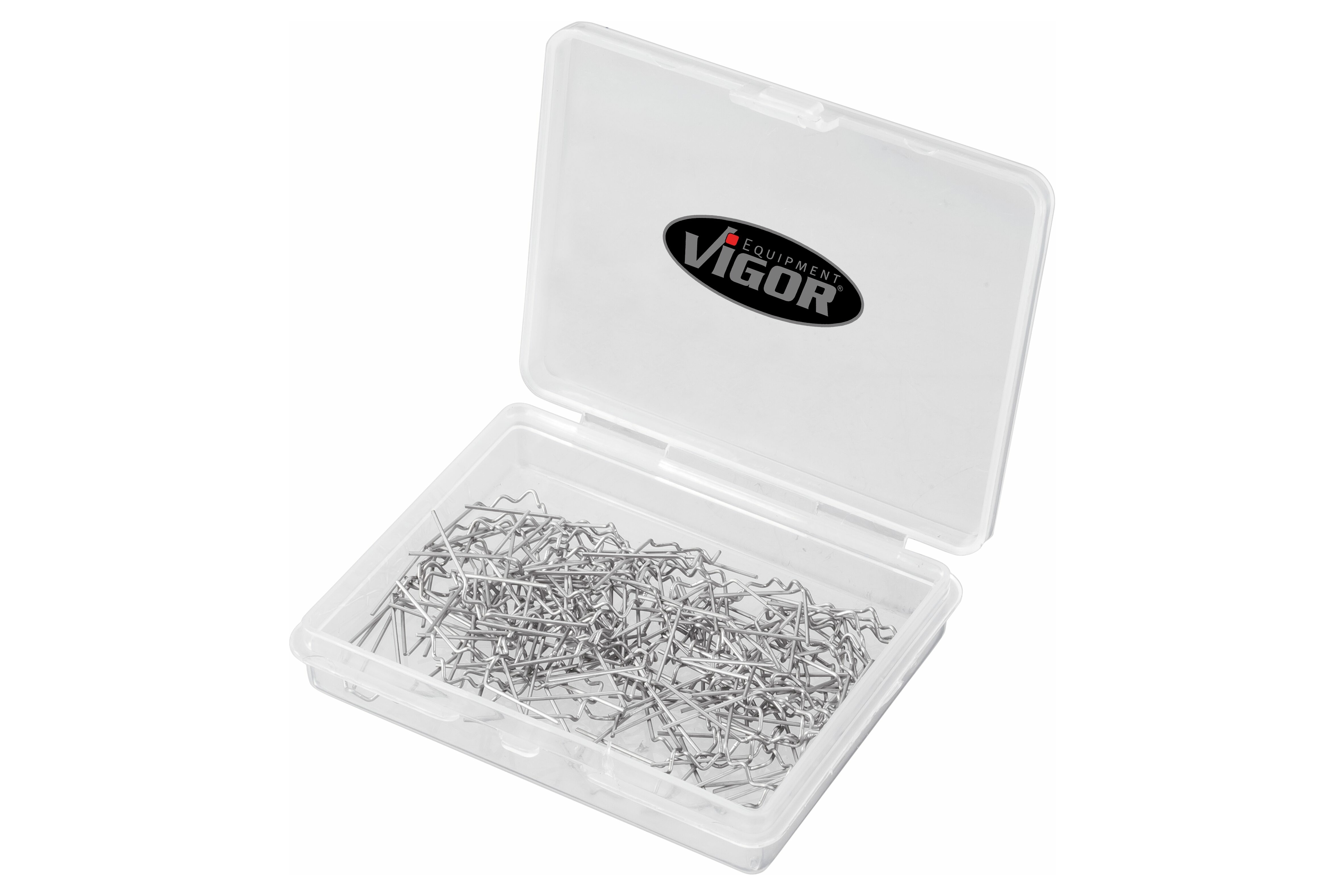 Sponky na sváření plastů, tvar V, průměr 0,6 mm, sada 100 ks - VIGOR V3671