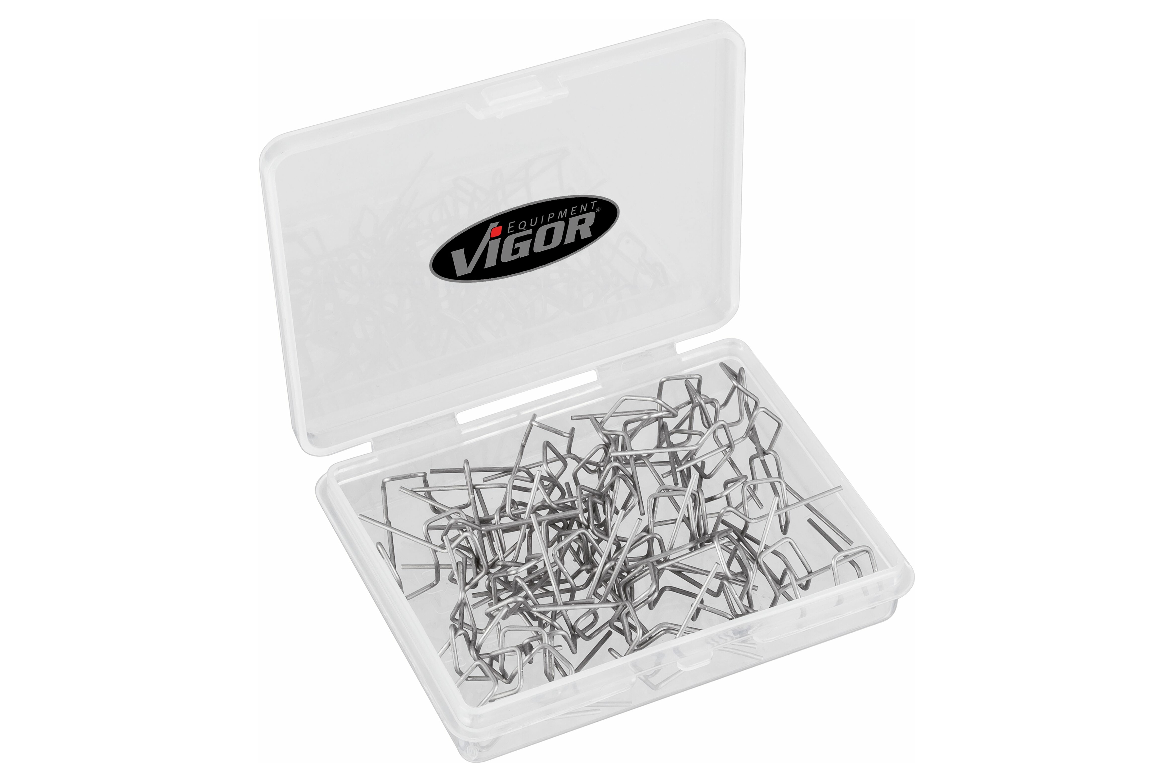 Sponky na sváření plastů, tvar S, průměr 0,8 mm, sada 100 ks – VIGOR V3675