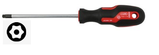 Šroubovák Torx s otvorem (různé velikosti) S line - Narex Bystřice Velikost: TT40
