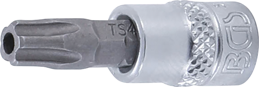 BGS technic Hlavice zástrčná 1/4" Torx TS10, pěticípá s otvorem - BGS 5184-TS10 Profil: Torx, Velikost: TS40