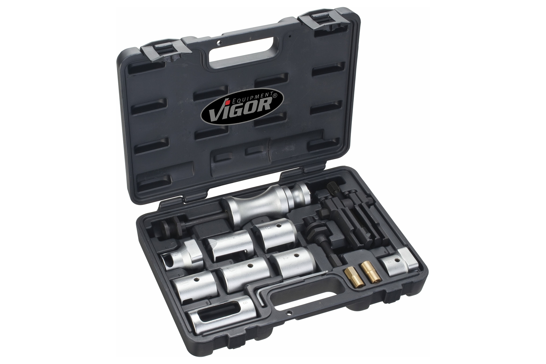 Sada stahováků ramének stěračů, 14 dílná VIGOR V2523