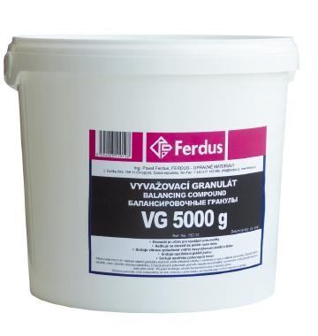 Vyvažovací granulát (prášek) VG 5000 g - Ferdus 150.12 Hmotnost: 5000 g