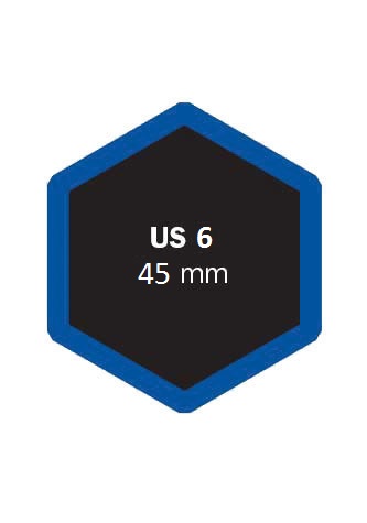 Univerzální opravná vložka US, šestihranná, různé velikosti - Ferdus Varianta: US 6 45 mm. 1 ks