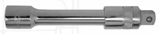 Nástavec s pojistkou prodlužovací zajišťovací 1/2" - 4CZech (různé délky) Délka: 280, Velikost čtyřhranu: 1/2"