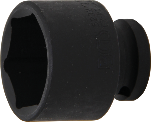 BGS technic Nástrčná hlavice 1/2" tvrzená, 6tihranná 10 mm- BGS 5210 Velikost: 32 mm