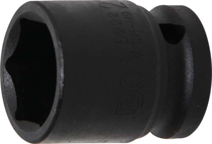 BGS technic Nástrčná hlavice 1/2" tvrzená, 6tihranná 10 mm- BGS 5210 Velikost: 22 mm