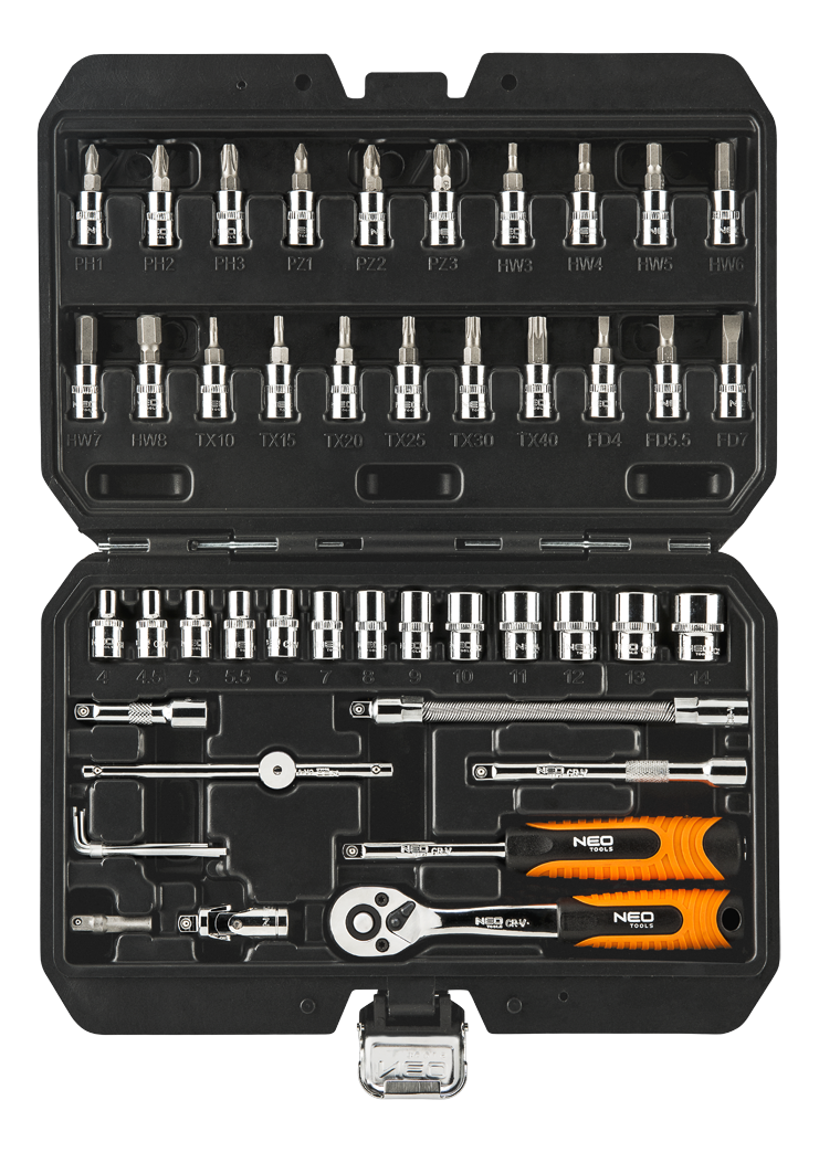 Gola sada 1/4" 46ks NEO tools 08-660