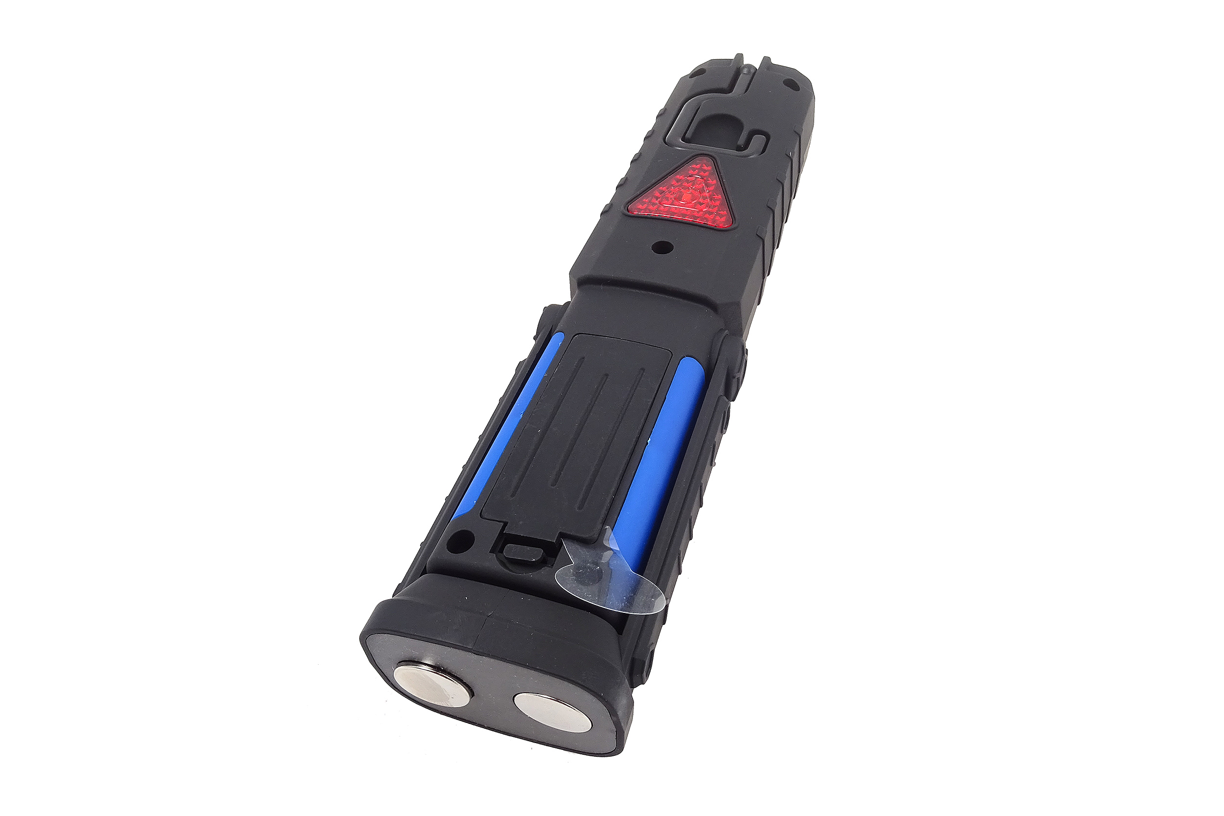 Dílenská lampa LED COB 3W+1LED, svítilna s magnetem - QUATROS QS16150A