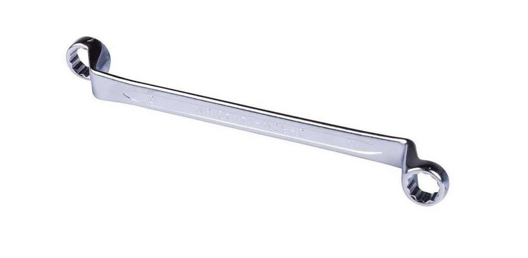 Klíč očkový vyhnutý, tvrzený, 18x19 mm - JONNESWAY W231819 Velikost: 25x28 mm