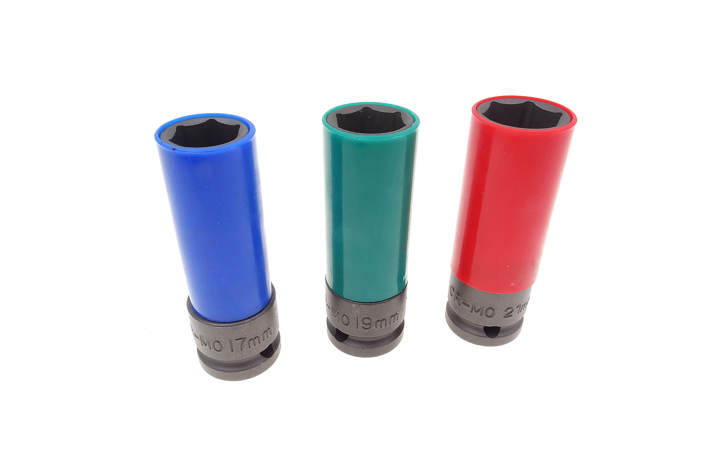 Sada úderových hlavic 1/2", magnet, krytka na ALU, 17-21mm - JONNESWAY S18A4103MS