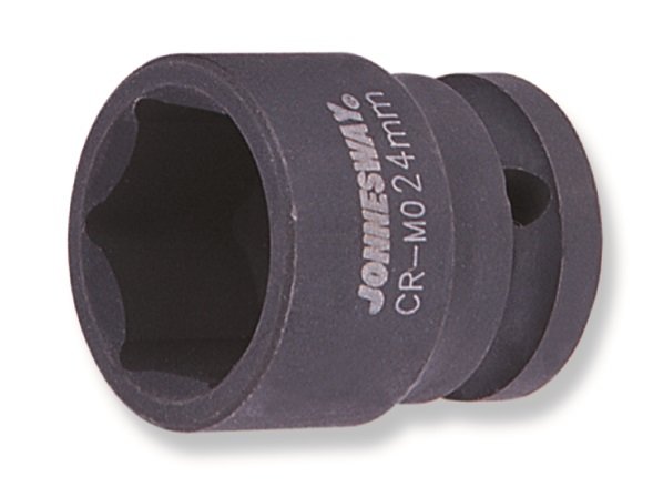 Nástrčná hlavice úderová, 1/2", 6-hranná, velikost 24 mm - JONNESWAY S03A4124 Velikost: 36 mm