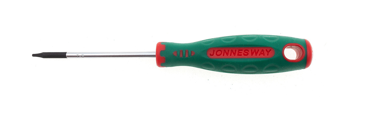 Šroubováky Torx, velikosti od T5 do T50, délky 60-200 mm - JONNESWAY Varianta: velikost T15. délka dříku 80 mm