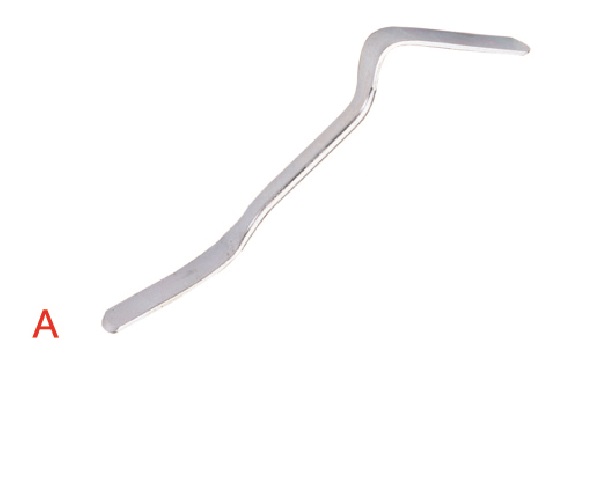 Karosářské páčidlo oboustranné, zahnuté 45 stupňů, délka 380 mm - JONNESWAY AB030068A Varianta: zahnuté 45 stupňů. délka 380 mm