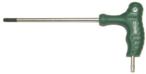 Zástrčný klíč Torx s otvorem a T rukojetí, velikost T30 - JONNESWAY H10MT30150 Velikost: T50