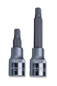 Zástrčné hlavice Imbus, 1/2", velikosti H4-H19, délka 100 mm – JONNESWAY Profil: Imbus, Velikost čtyřhranu: 1/2", Velikost: H12